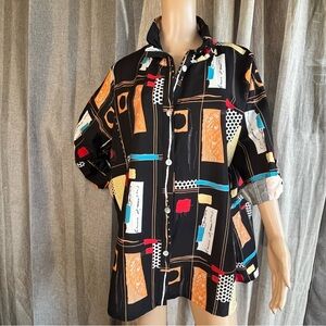 Toofan Colorful Geometric Print Tunic 1X